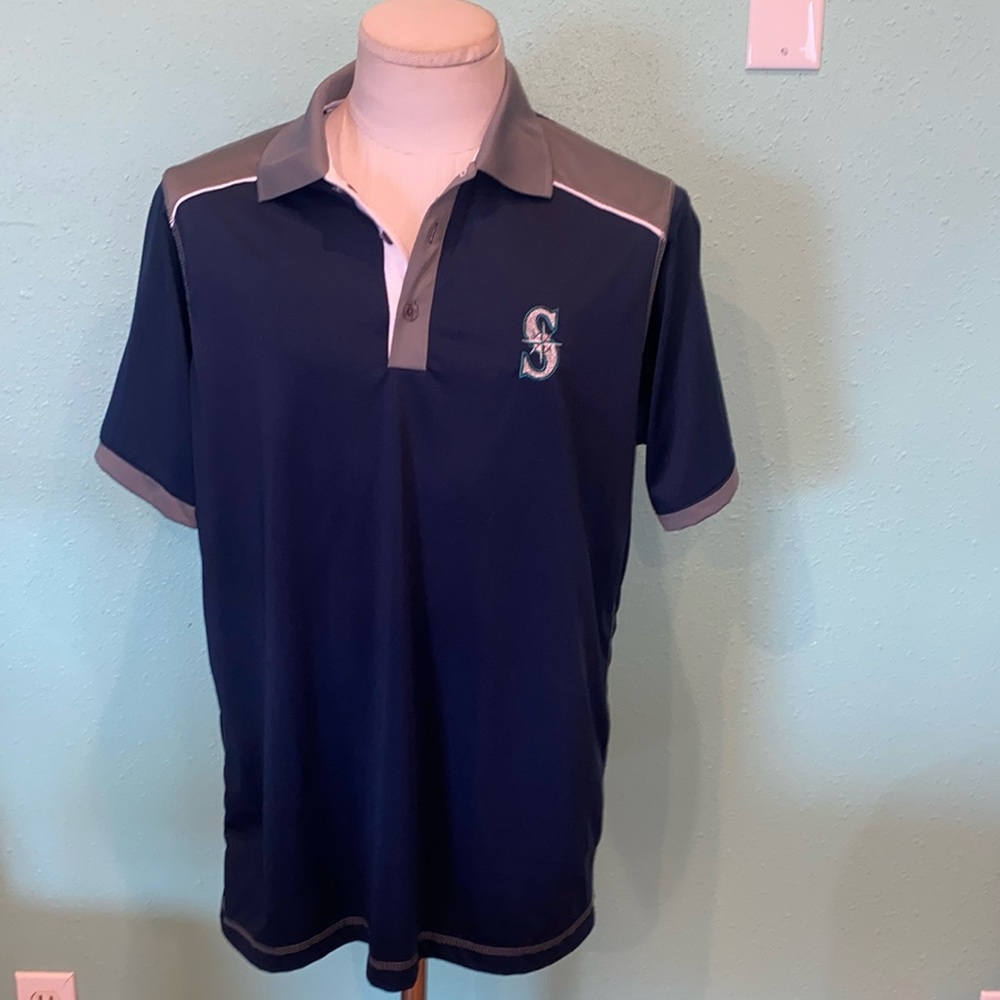 Seattle Mariners polo.  Made by Antigua.  Large. Great condition.